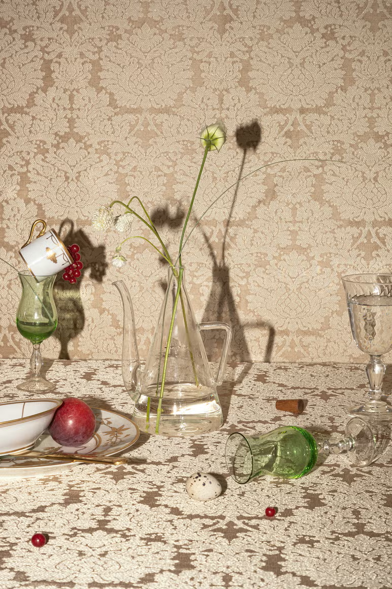 Rèm vải nhập khẩu -Damasco Decoupage-Rubelli, Italy